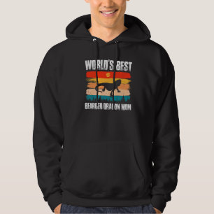 World's Best Bearded Dragon Mum Reptile Lizard Gec Hoodie