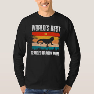 World's Best Bearded Dragon Mum Reptile Lizard Gec T-Shirt
