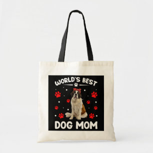 World's Best Bernard Dog Mum Funny Mother's Day Tote Bag