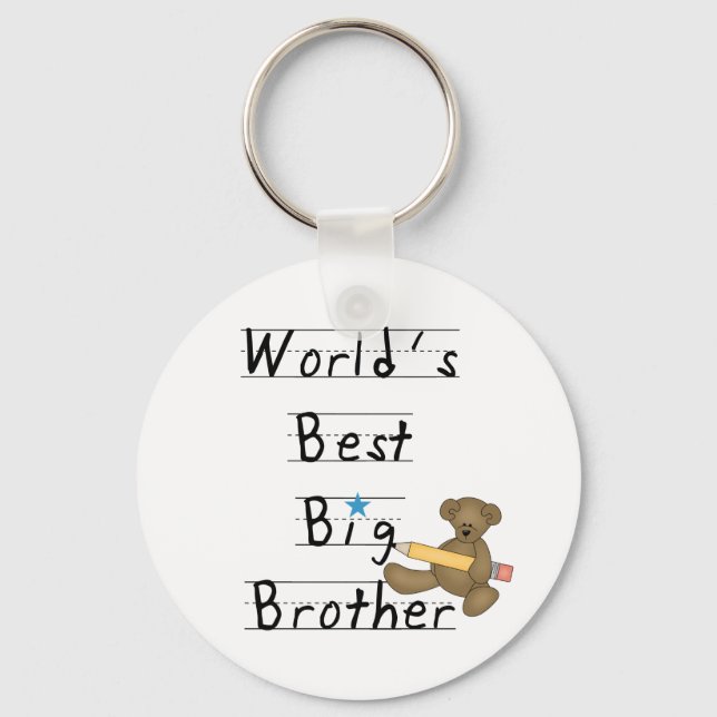 World's Best Big Brother Key Ring (Front)