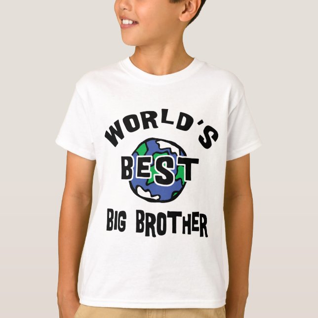 World's Best Big Brother T-Shirt (Front)