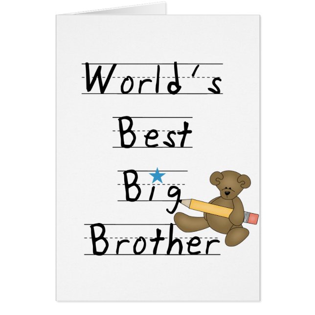 World's Best Big Brother Tshirts and Gifts (Front)