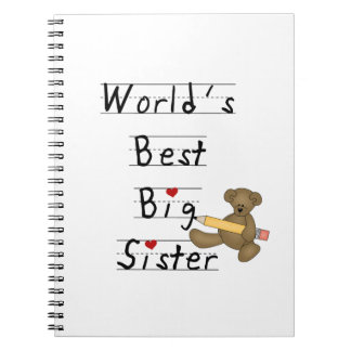 World's Best Big Sister Gifts Notebook