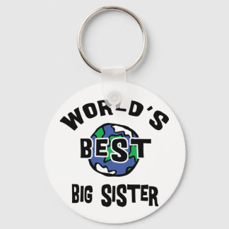 World's Best Big Sister Key Ring