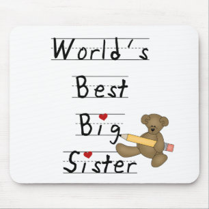 World's Best Big Sister Mouse Mat