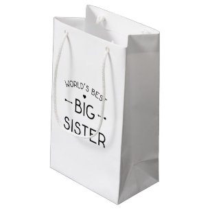 World's Best Big Sister Small Gift Bag