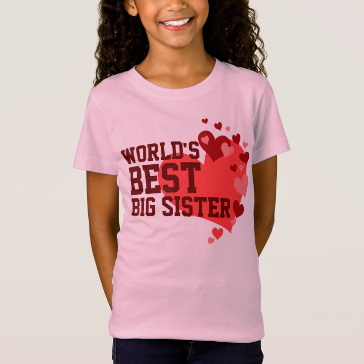 Worlds best sister shirt Clearance
