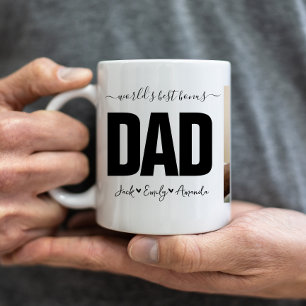 World's Best bonus dad Photo collage Coffee Mug