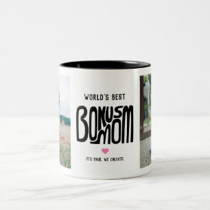 World's Best Bonus Mum Two Photo Mug