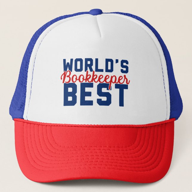World's Best Bookkeeper Trucker Hat (Front)