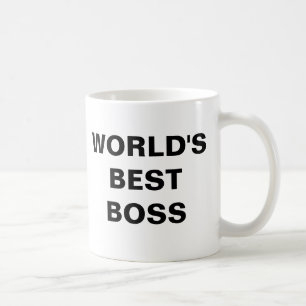 WORLD'S BEST BOSS COFFEE MUG