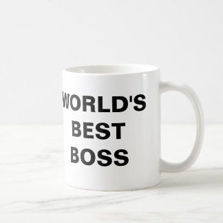 World's best boss coffee mug