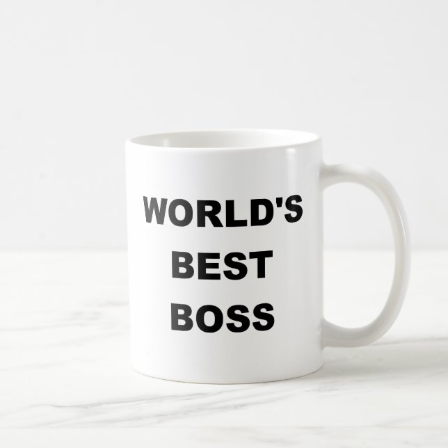 World's Best Boss Coffee Mug (Right)