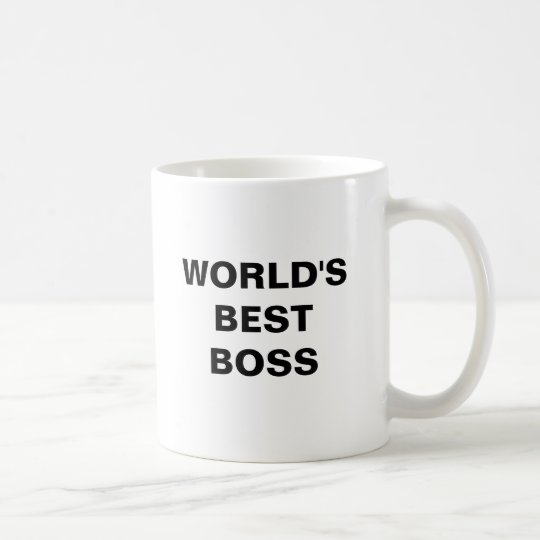World's Best Boss Coffee Mug