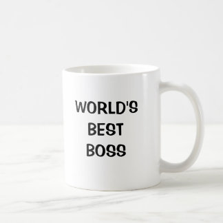 World's Best Boss Coffee Mug