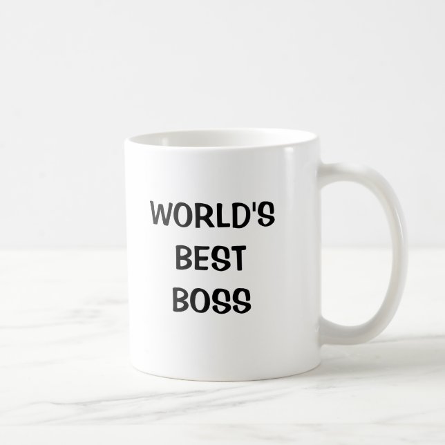 World's Best Boss Coffee Mug (Right)