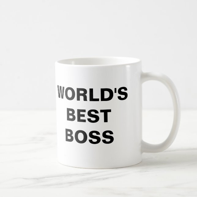 World's Best Boss Coffee Mug (Right)