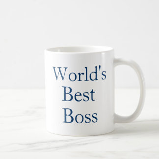 Worlds Best Boss Coffee Mug