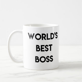 World's best boss coffee mug