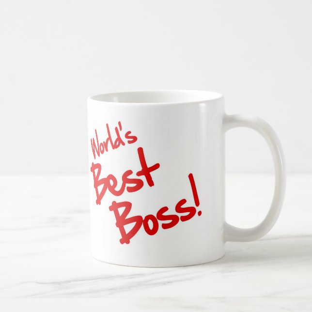 World's Best Boss Coffee Mug (Right)