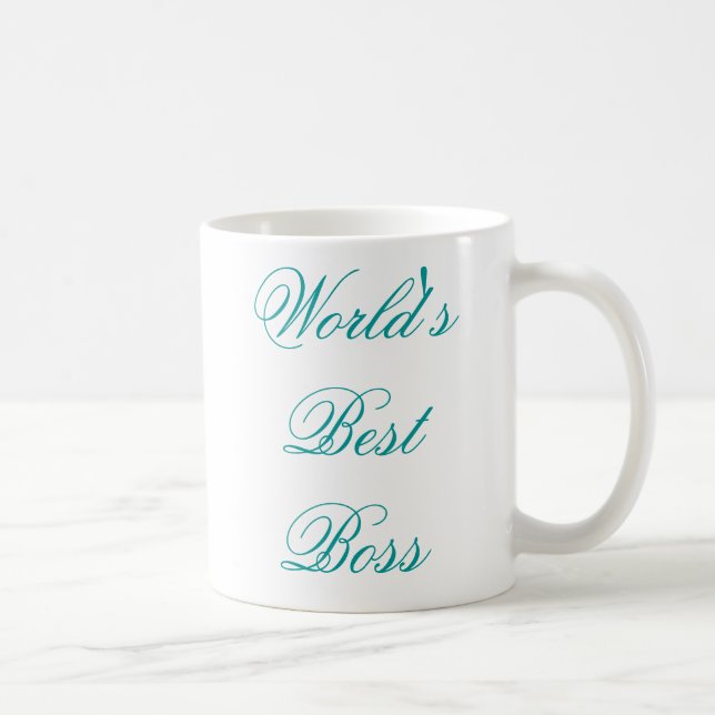 Worlds Best Boss Coffee Mug (Right)