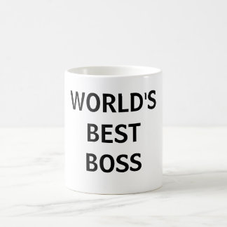 WORLD'S BEST BOSS COFFEE MUG