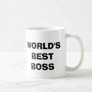 WORLD'S BEST BOSS COFFEE MUG