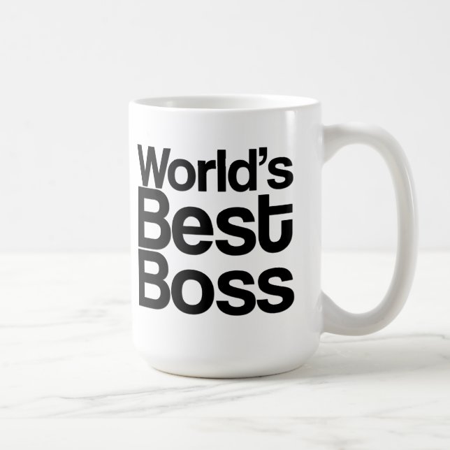 World's Best Boss Coffee Mug (Right)