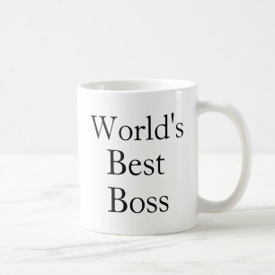 Worlds Best Boss Coffee Mug