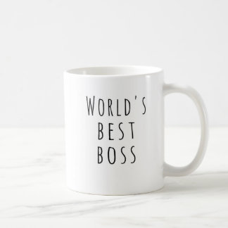 Worlds Best Boss Coffee Mug
