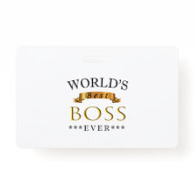 World's best boss ever