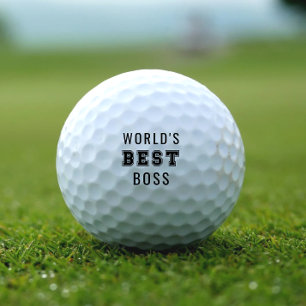 World's Best Boss Golf Balls