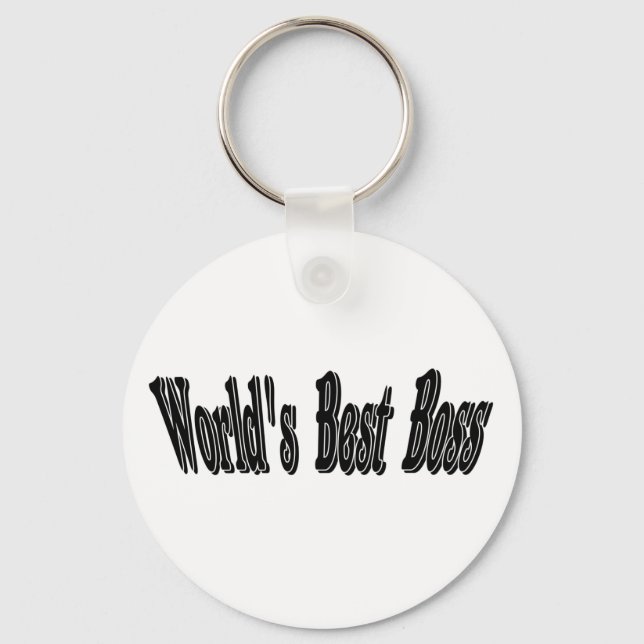 Worlds Best Boss Key Ring (Front)
