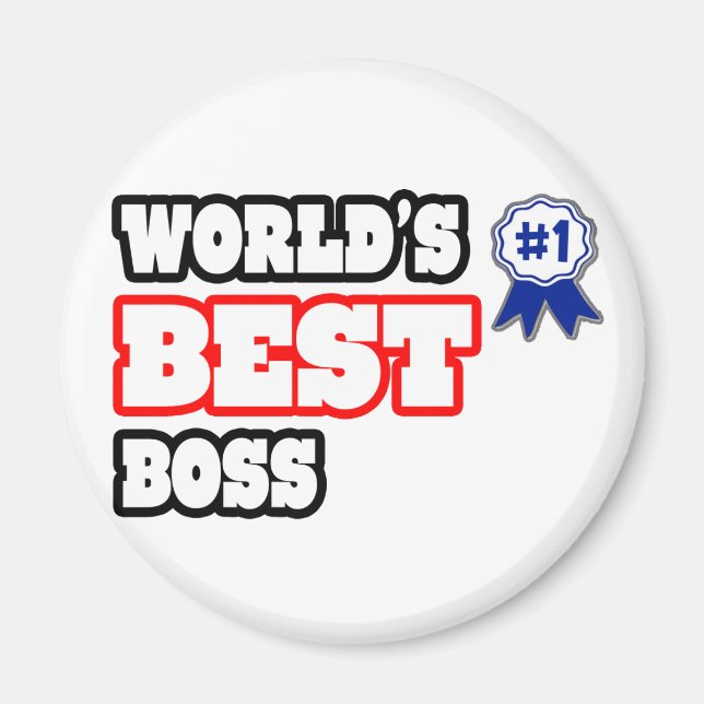 World's Best Boss Magnet (Front)