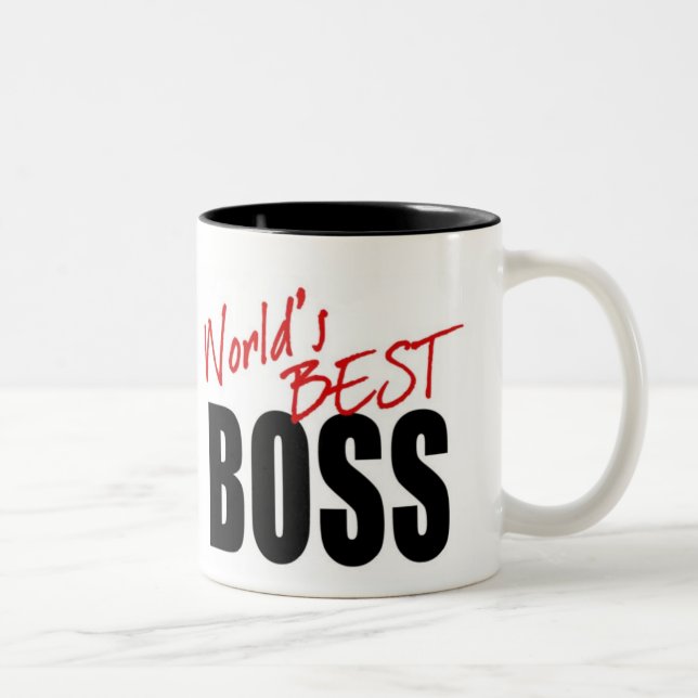 WORLD'S BEST BOSS - mug (Right)