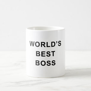 World's Best Boss Mug – Bold Classic Office Gift