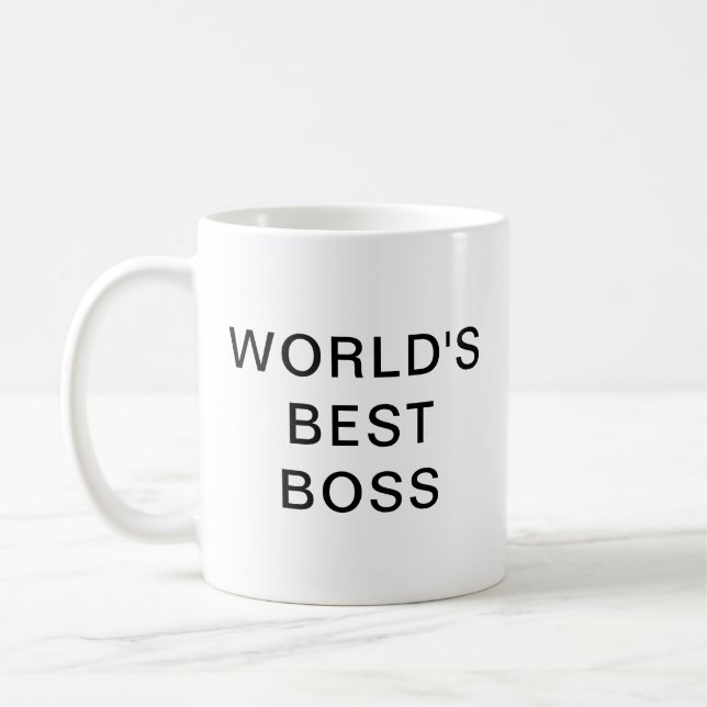 World's Best Boss The Office | Funny Coffee Mug (Left)