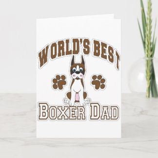 World's Best Boxer Dad Card