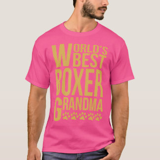 World'S Best Boxer Grandma T-Shirt