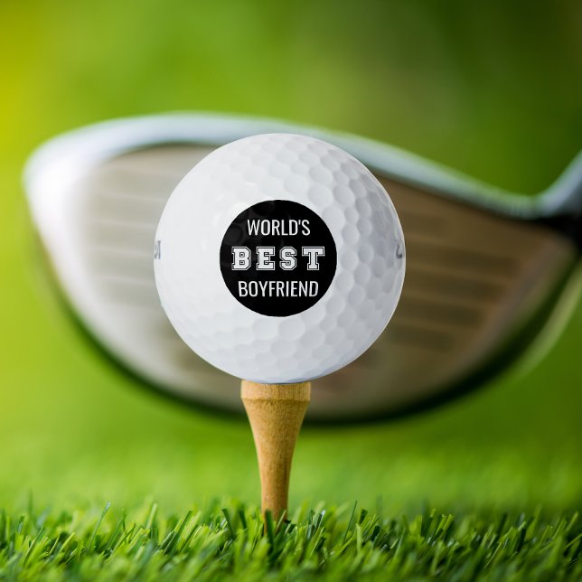 World's Best Boyfriend Golf Balls (Creator Uploaded)