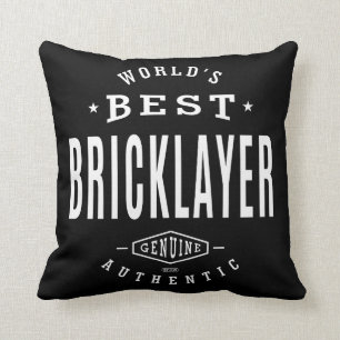 World's Best Bricklayer Cushion