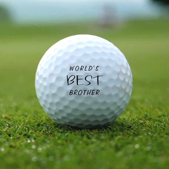 World's Best Brother Golf Balls (Creator Uploaded)