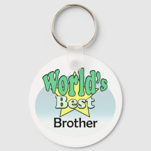 World's Best Brother Key Ring