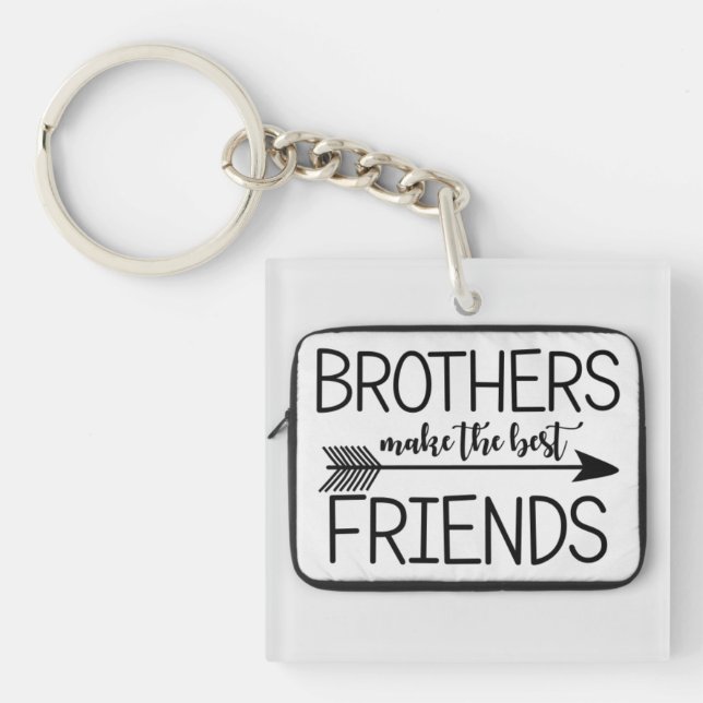 World's best brother Magnet Gift Key Ring (Front)