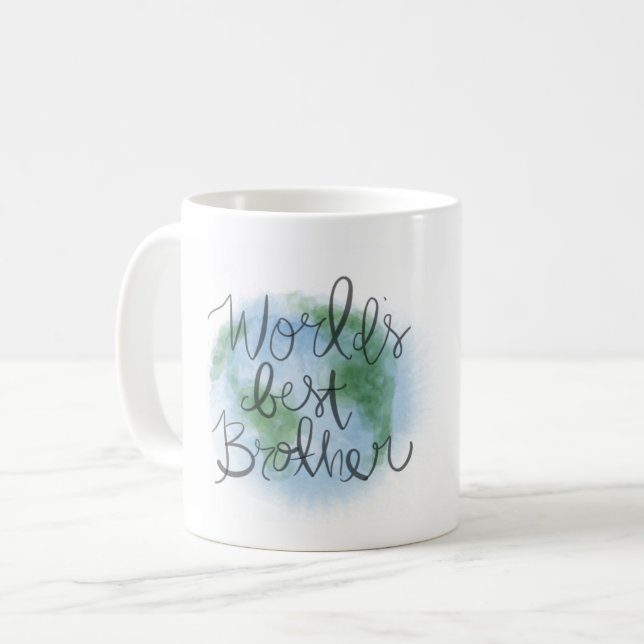World's Best Brother Mug (Front Left)