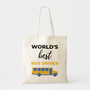 World's Best Bus Driver bl Tote Bag