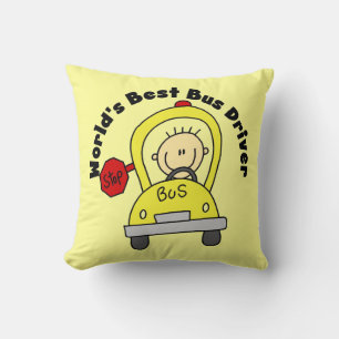 World's Best Bus Driver Cushion