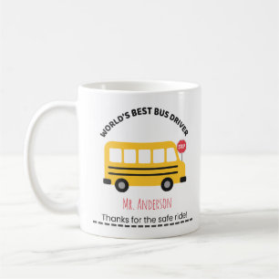 World's Best Bus Driver Personalised Appreciation  Coffee Mug