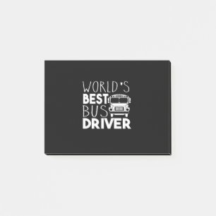 World's Best Bus Driver Post-it Notes