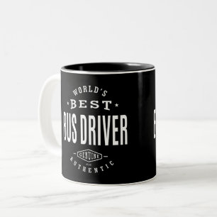 World's Best Bus Driver Two-Tone Coffee Mug
